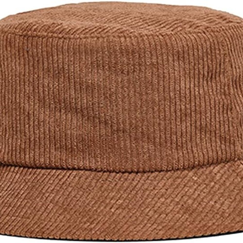 Corduroy Reversible Bucket Hat Unisex Cotton Twill Canvas Sun Fishing Hat